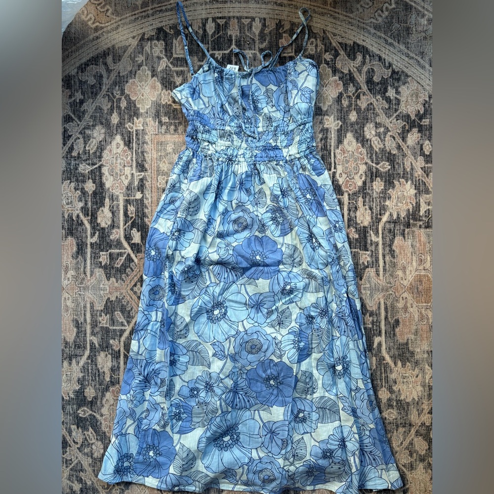 Gapfactory Blue Floral Sundress